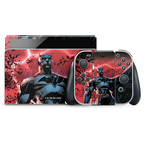 DC Comics Batman All Star Batman & Robin, the Boy Wonder Cover #2 By Jim Lee Nintendo Switch OLED (2021) Skin